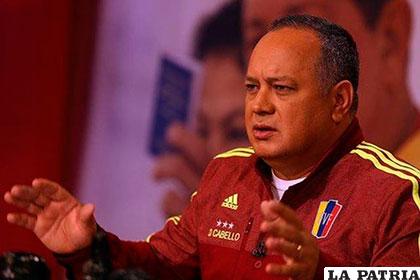 Diosdado Cabello, diputado y vicepresidente del gobernante Partido Socialista de Venezuela (PSUV)
