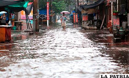 Lluvias torrenciales sacuden el Norte de China /conclusion.com.ar