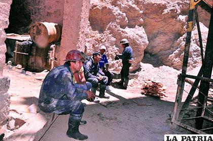 La minería en Bolivia está en segundo plano /Archivo