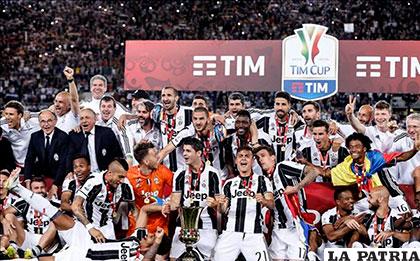 Juventus actual campeón del fútbol italiano