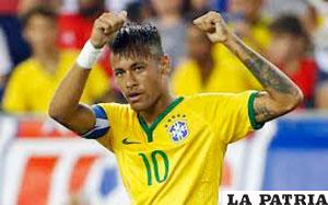 El astro Neymar