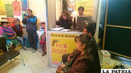 Abren nuevas casetas registrales en centros de salud /SERECI