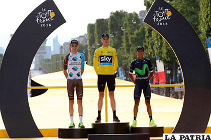 Los ganadores de la edición 103 del Tour de Francia