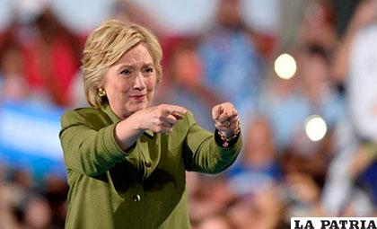 La ex secretaria de Estado Hillary Clinton /SERVIDORNOTICIAS.COM
