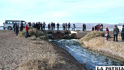 Visita a la Planta de Tratamiento de Aguas Servidas de la ciudad de Oruro /Senasba