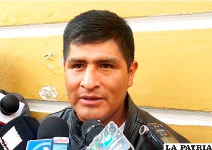 Guido Mitma, ejecutivo de la COB /ERBOL