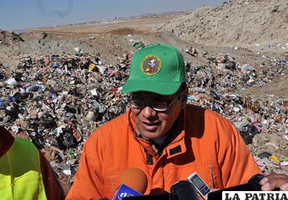 El gerente de EMAO, José Aranda, informó que gestiones para la planta de separación de residuos sólidos va por buen camino