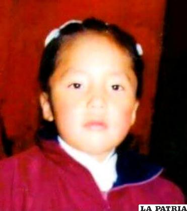 Imagen de la niña desaparecida en Sabaya /Archivo