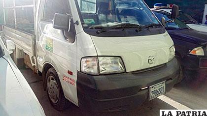 Vehículo que golpeó a la anciana