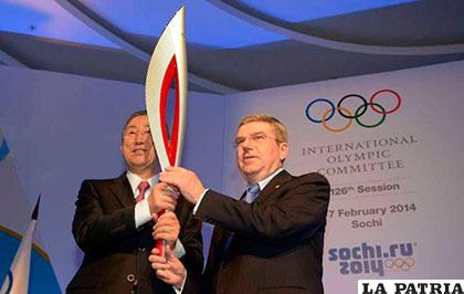 Ban Ki-moon también siguió en el 2014, los juegos de Sochi /Archivo rtve.es