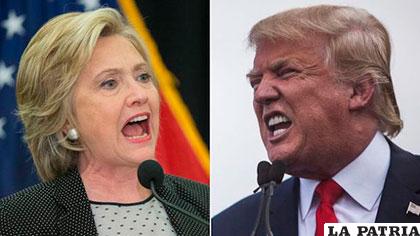 Clinton y Trump, candidatos a la Casa Blanca