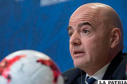 Gianni Infantino, presidente de la FIFA