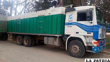 La Aduana confiscó dos camiones con línea negra de contrabando /ABI.BO