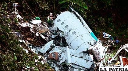 El avión que se estrelló en noviembre pasado /ANF/Archivo