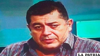 El fiscal Marcelo Delgadillo en entrevista en un medio televisivo /Captura de pantalla (TV)