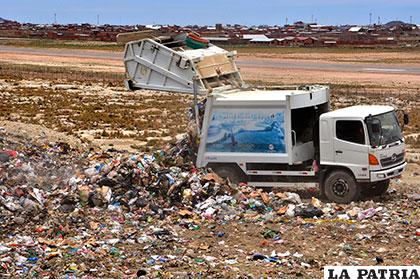 A Huajara ingresan cerca de 180 toneladas de basura al día