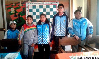 Deportistas que fueron parte del campeonato nacional de ajedrez