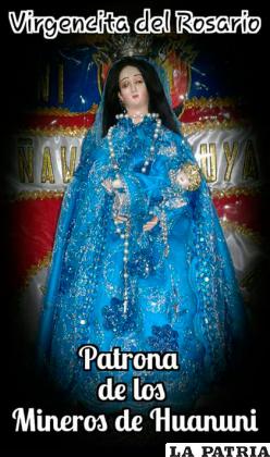 La Virgen de Rosario es venerada en Huanuni