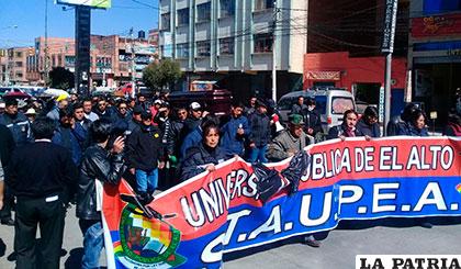 La Universidad de El Alto está de luto
