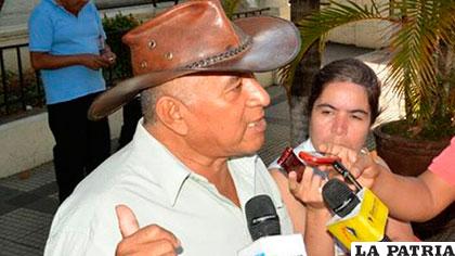 Fernando Vargas, dirigente que lideró la masiva marcha (2011) para evitar la construcción de la carretera /Sandro Vaca
