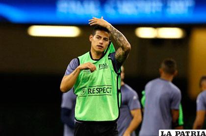James Rodríguez no tiene por ahora clara su continuidad en Real Madrid
