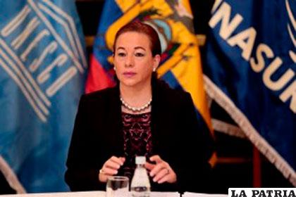La ministra ecuatoriana de Relaciones Exteriores, Maria Fernanda Espinosa / EFE/Archivo