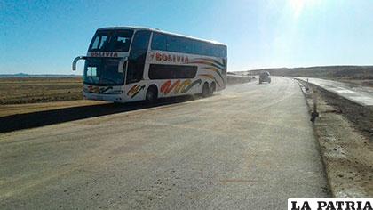 Paso de vehículos en el Tramo Caracollo - Huayllamarca ya está habilitado /ABC