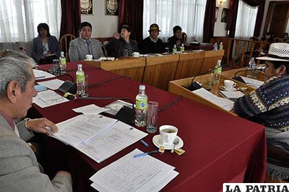 El pleno del concejo no descarta trasladarse a la ciudad de La Paz a entablar una reunión con el ente legislativo municipal