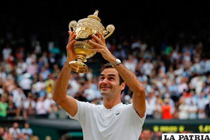 Roger Federer ganó por octava vez Wimbledon