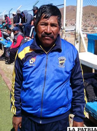 Julio Mamani, presidente de la Liga Provincial de Fútbol