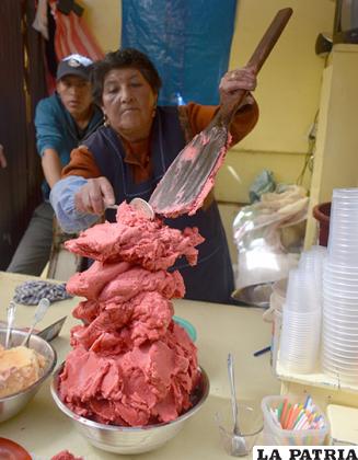 El helado de canela es de Oruro /Archivo