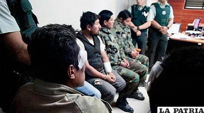 Los bolivianos detenidos en Chile en audiencia /EMOL/Archivo