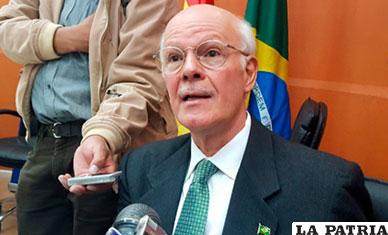 Reymundo Santos, embajador de Brasil en Bolivia /ANF