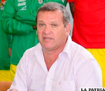 David Paniagua, secretario ejecutivo de Futbolistas Agremiados de Bolivia /ERBOL