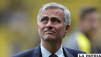 José Mourinho, entrenador del Manchester United