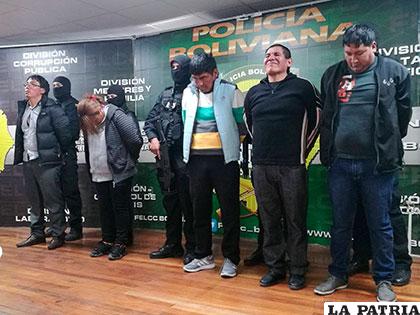 La banda criminal integrada por bolivianos y peruanos /ABI