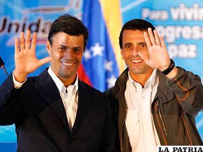 Leopoldo López y Henrique Capriles
