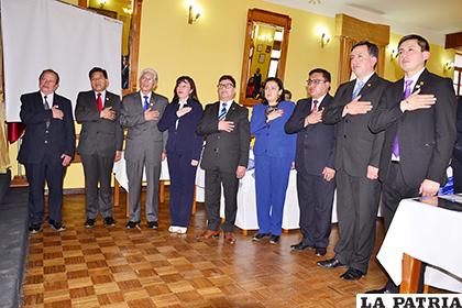 Posesión del directorio 2018-2019 del Rotary Club Oruro
