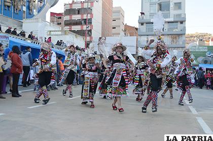 El folklore del Carnaval de Oruro presente
