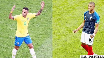 Neymar y Mbappé por ahora rivales, pero son compañeros en el PSG /zonacero.com