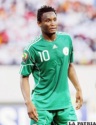 Obi Mikel, capitán de Nigeria 
/elgrafico.com
