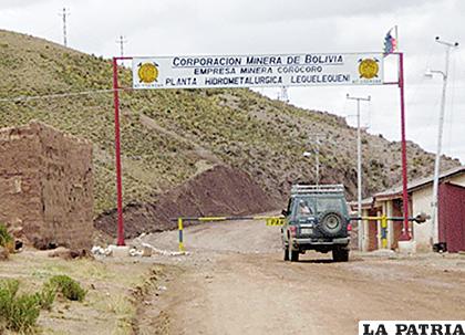 Empresa Minera de Corocoro aporta con algo más de Bs. 3,7 millones a La Paz