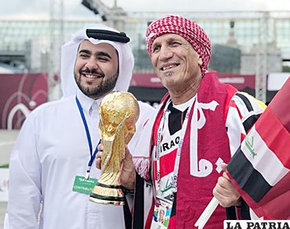 Aún no termina el Mundial de Rusia y ya comenzaron a promocionar el Mundial de Catar 2022 /losandes.com