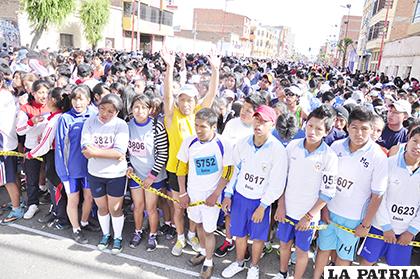 Se espera masiva participación de estudiantes en la carrera pedestre del liceo Dalence /Archivo 