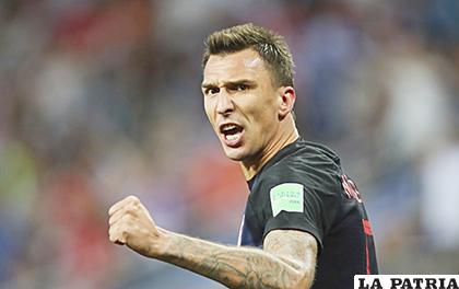 El delantero de la selección croata Mario Mandzukic /mendovoz.com