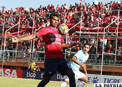 Gilbert Álvarez, goleador de la representación de Wilstermann /APG