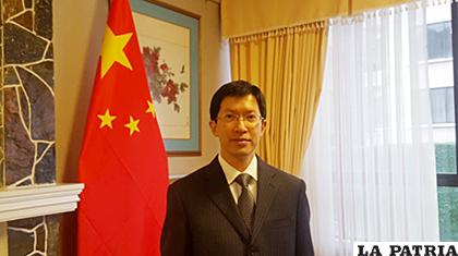 Liang Yu, embajador de la República Popular de China en Bolivia /ANF