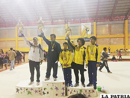 Club Star Gymnastics fue tercero a nivel general en la rama masculina /cortesía de Kevin León