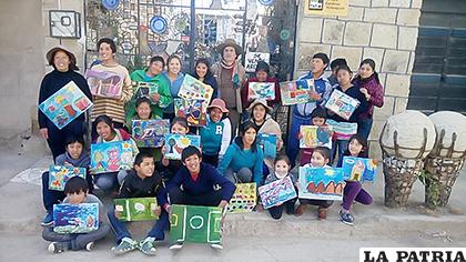 Gonzalo Cardozo retorna al arte con los niños del Centro Crecer /Catcarve
