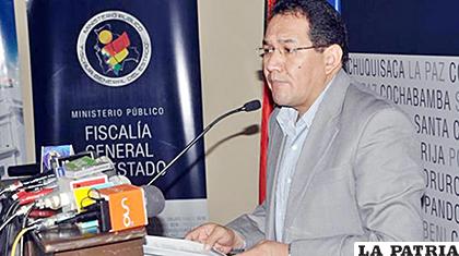 El fiscal General del Estado, Ramiro Guerrero /Los Tiempos